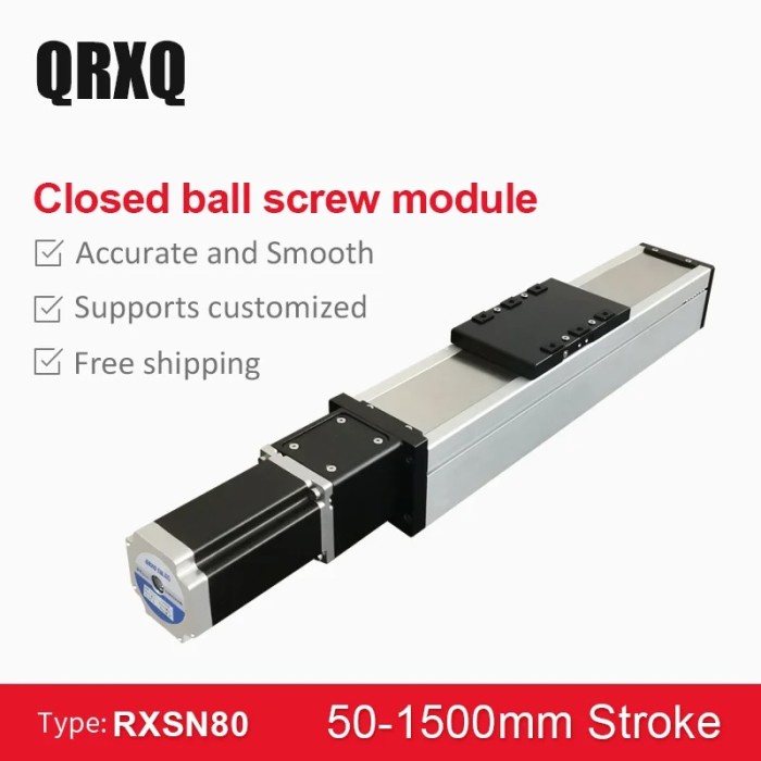 Ball Screw Linear Actuator Motorized Precise Linear Guide Complete