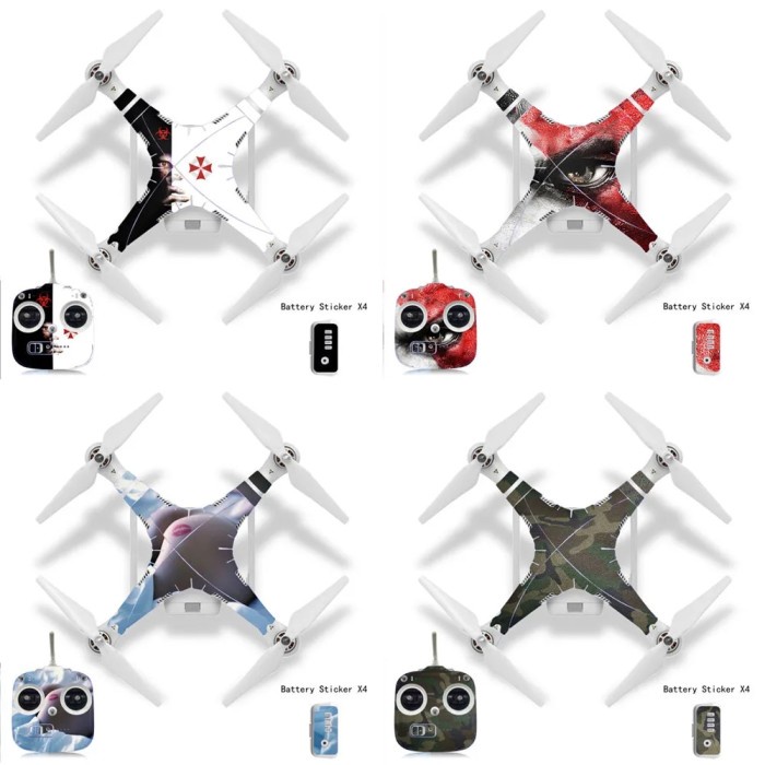 For DJI Phantom 3S 3se Sticker Protective Film PVC Sticker Remote