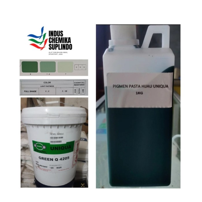 pigment pasta hijau uniqua