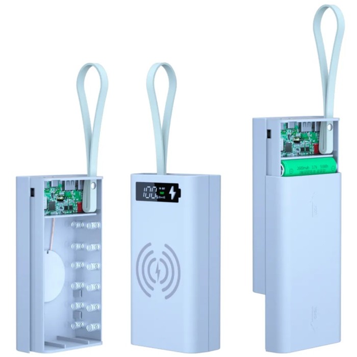 Quick Charge QC3.0 DIY 12 x 18650 Battery Power Bank Case Powerbank