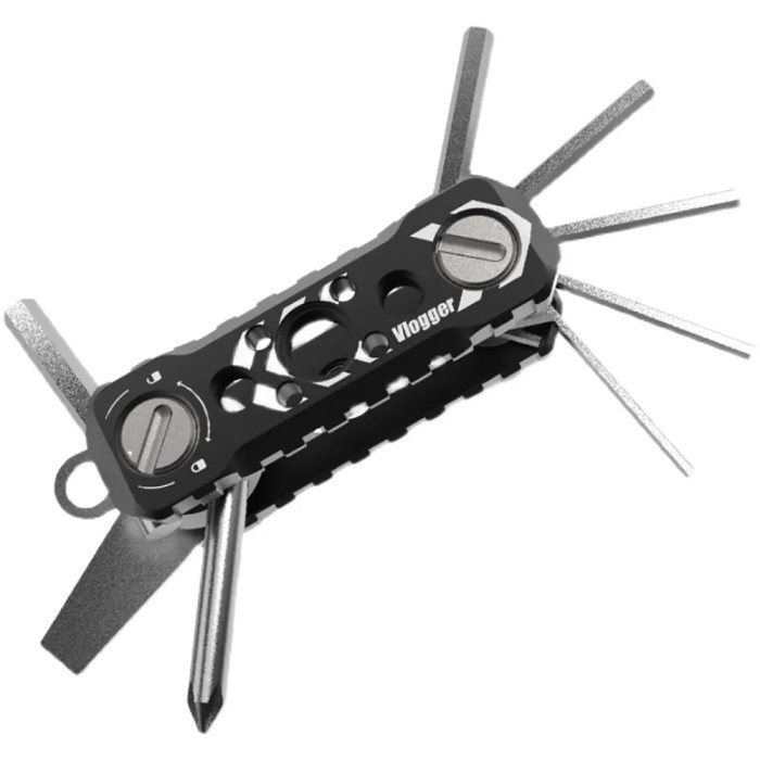 Vlogger Universal DSLR Camera Rig Folding Tool Set with Screwdrivers