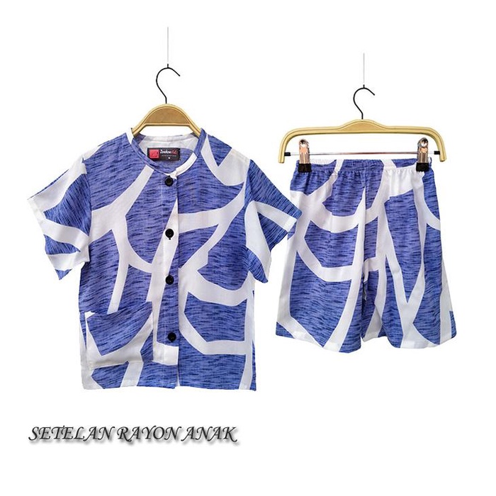 SETELAN ANAK 1 - 9 TAHUN BAHAN RAYON PREMIUM COWOK CEWEK KATUN BAYI PARSEL PEREMPUAN