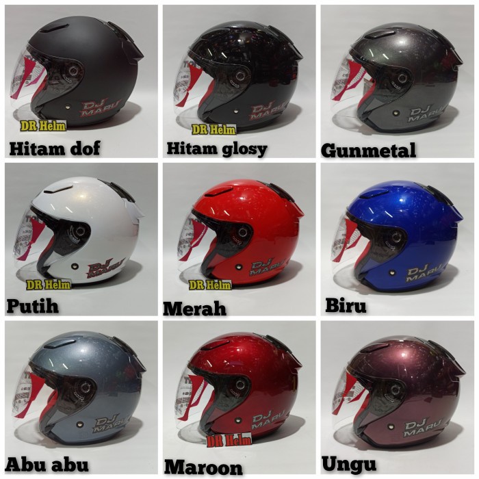 HELM KYT DJ MARU POLOS XL XXL