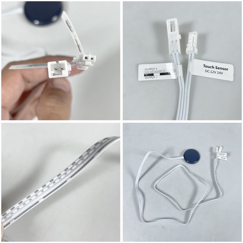 Sensor Dimmer Sentuh Lampu LED Kabinet Kayu Penetrating Switch 12V