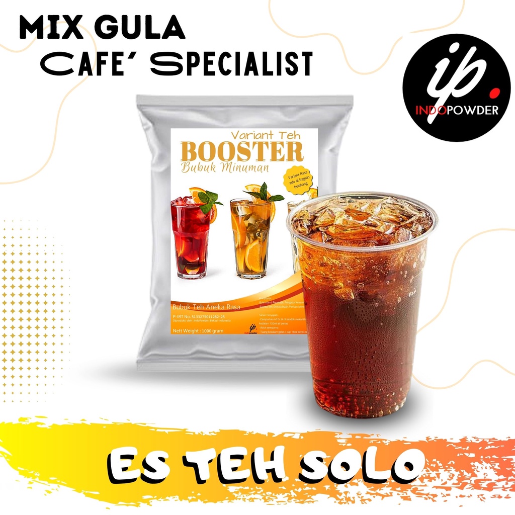 

IP Kendal - Bubuk Minuman Rasa ES TEH SOLO 1Kg Untuk Cafe, Resto & Usaha Minuman