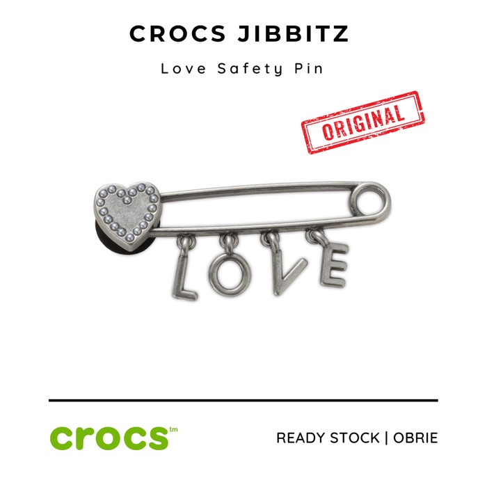 Jibbitz Crocs Original Love Safety Pin