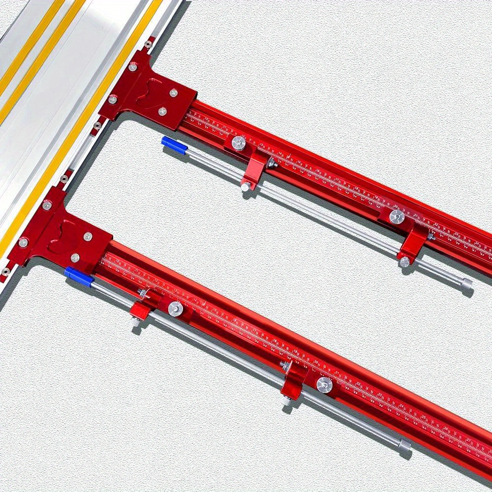 Repeat-Cutting Parallel Rail Guide System -Circular Saw Track Set Fixed Guide Rail Bracket -Aluminiu