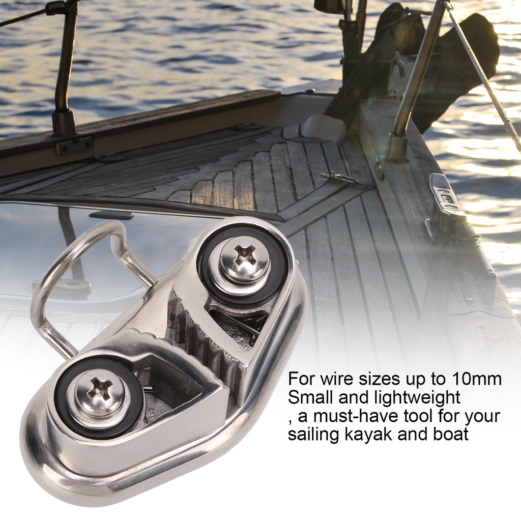 Boat Cam Cleat Pilates Equipment Lightweight Stainless Steel Wear Resistance Fast Entry Cam Cleat fo