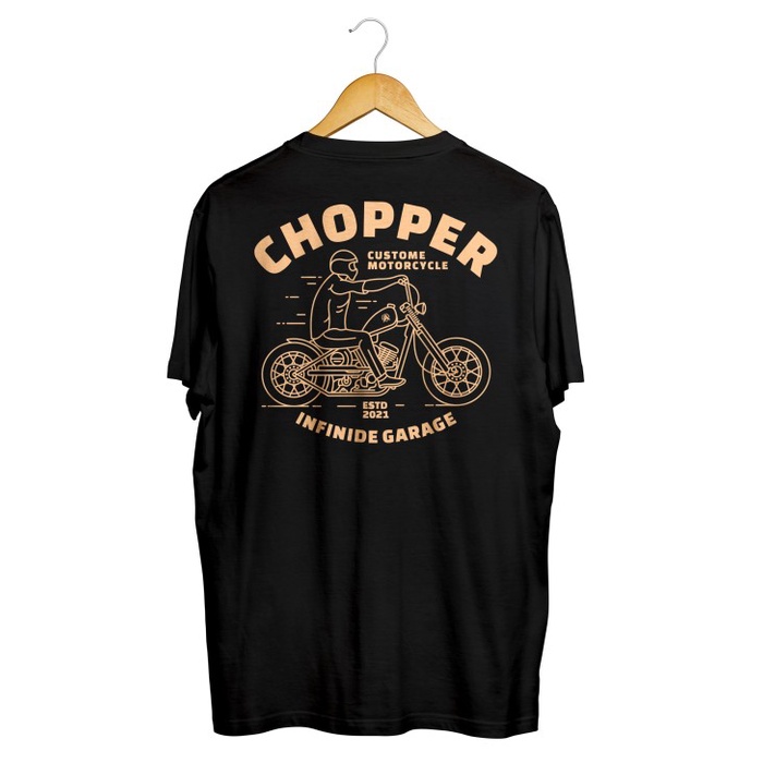 INFINIDE T-SHIRT ORIGINAL CHOPPER KAOS COTTON COMBED 24S PREMIUM