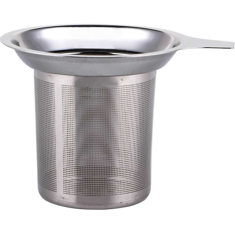 HJK Saringan Filter Teh Infuser Reusable Strainer Alat Penyaring Teh Manis Tea Stainless Steel Rapat