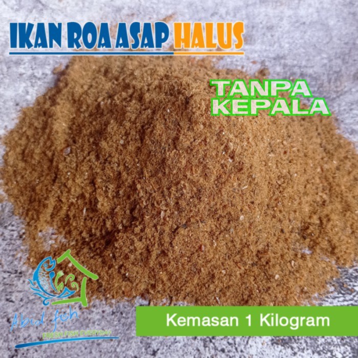 

SALE !!! IKAN ROA ASAP TUMBUK HALUS / IKAN ROA HALUS 1 KG READYY