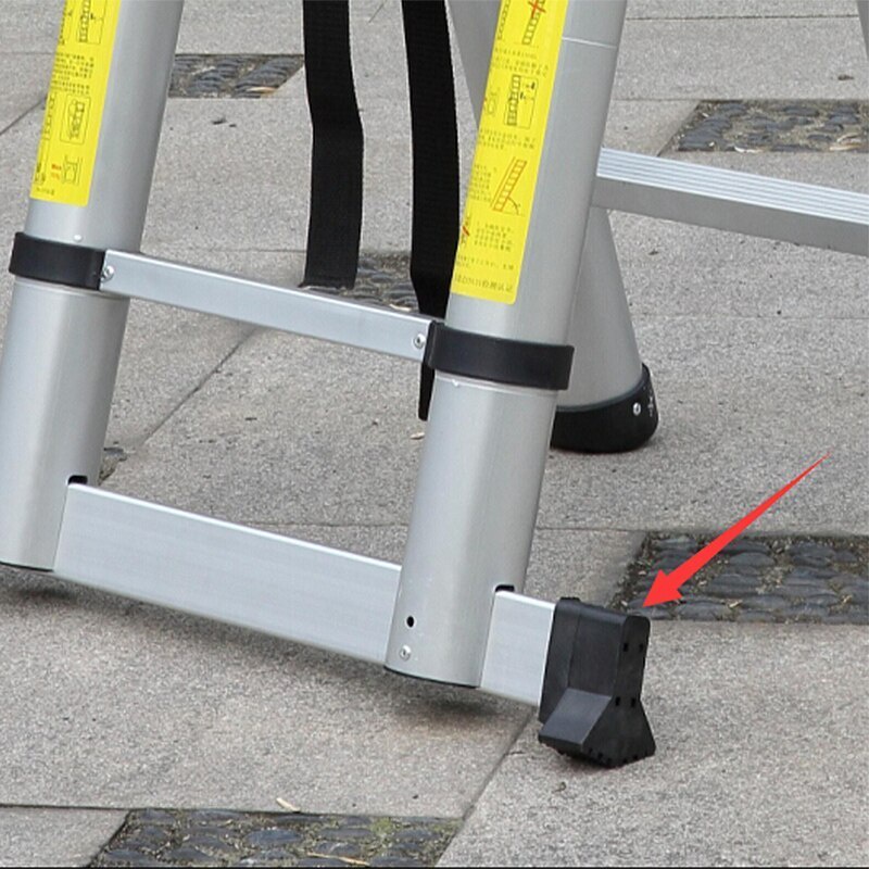 Grosir 2Pcs Karet Kaki Tangga Teleskopik Double/Karet Kaki Tangga Lipat Anti Slip Karet Kaki Tangga