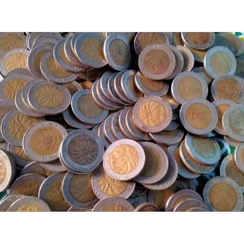Terlaris Koin 1000 Seribu Logam Kelapa Sawit Original
