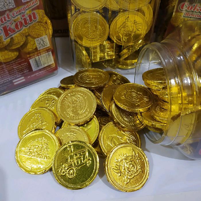 

Cokelat Koin LBF isi 120 Pcs Ukuran Lebih Besar - Cemilan Manis Bentuk Koin emas Food Chocolate