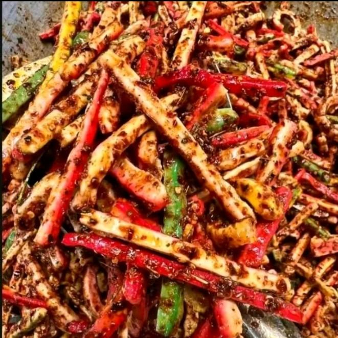 

Seblak As Beton Pedas Daun Jeruk 1KG Cemilan Pedas Makanan Khas Mirasa Snack And Food