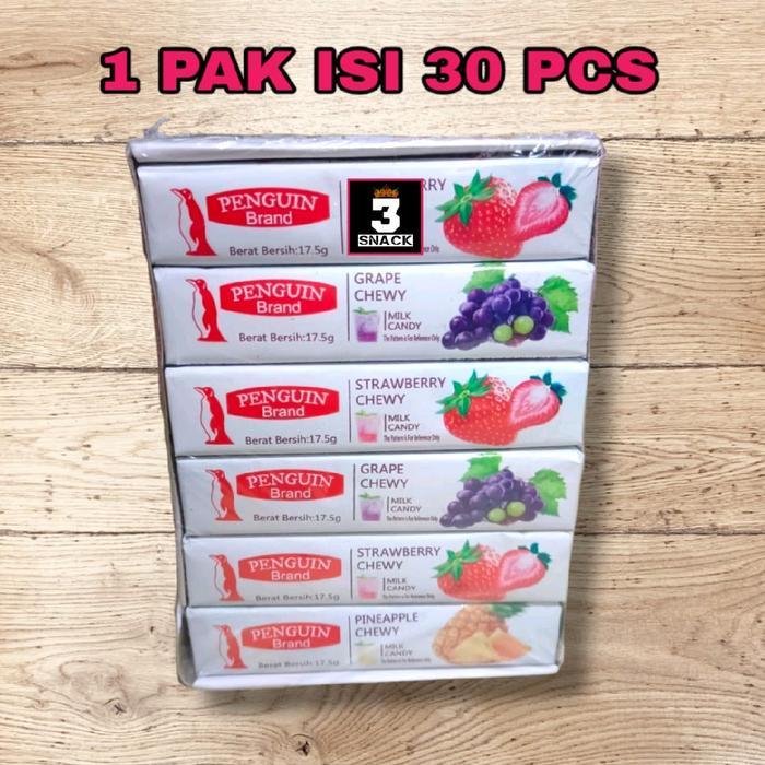 

Permen Penguin Fruity Chewy Isi 30 Pcs Candy