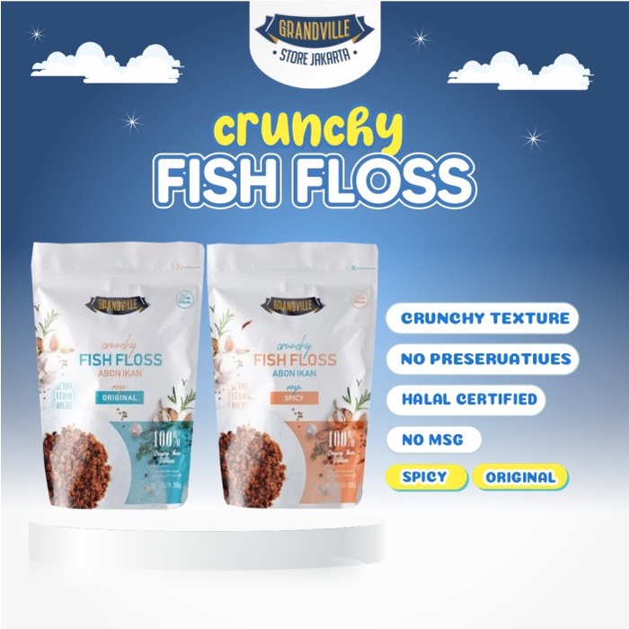

Grandville Abon Ikan Crunchy Floss Renyah Kriuk Makanan MPASI Tanpa MSG & Pengawet