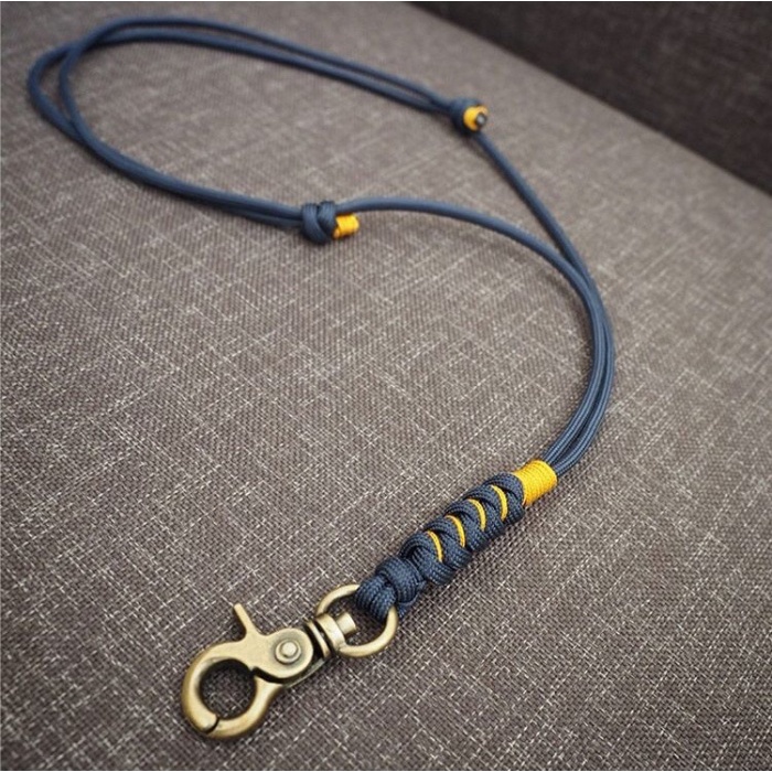 

[tmr] - Lanyard adjustable gantungan id card paracordistic