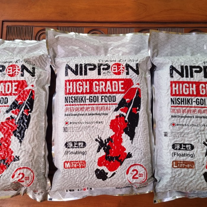 Termurah Pakan Nippon Giant Bone, Hisilk, Nippon Colormax, Nippon High Growth