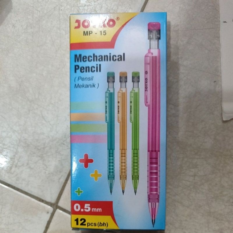 

(12pcs) Pencil Mechanical joyko MP-15 grosir isi 12
