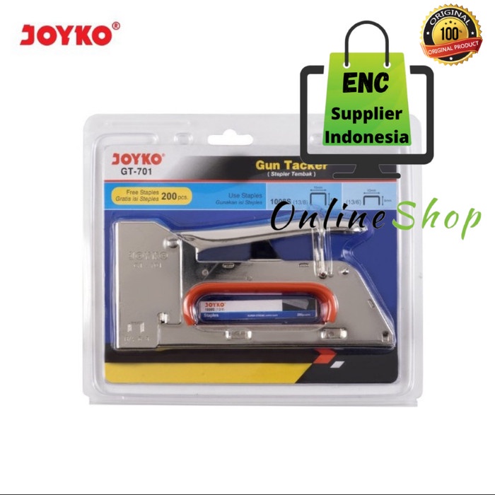 

TERLARIS! joyko 1 buah Gun tacker GT-701 joyko alat stapler tembak stepler gt 701 per pcs