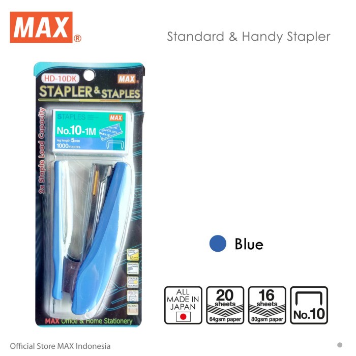 

MAX Stapler HD-10DK Blue