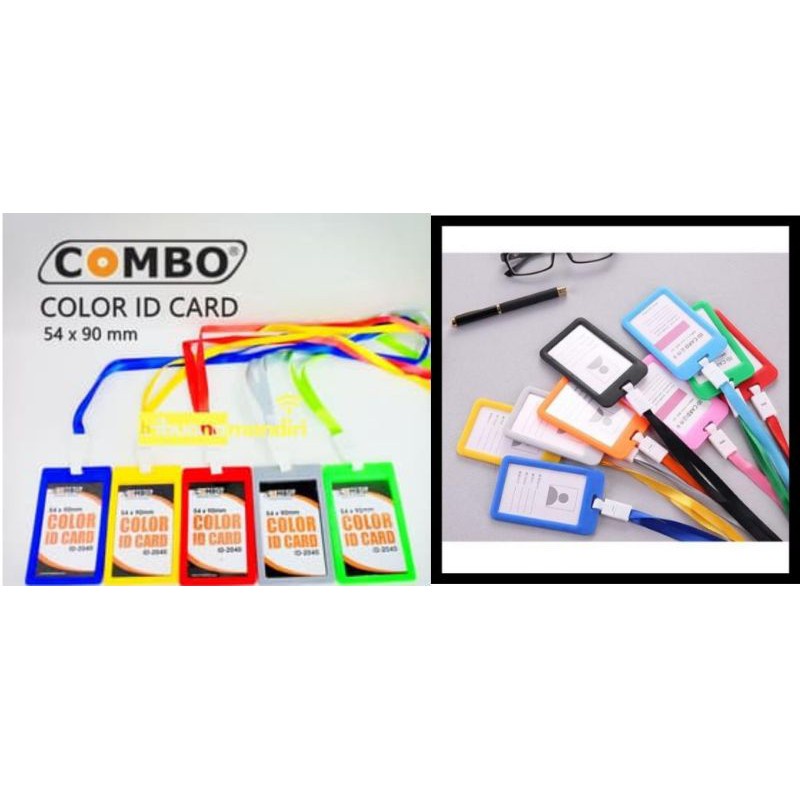 

color id card combo gantungan id card warna