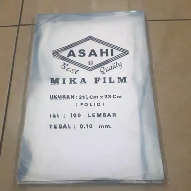 

(1 pack) Asahi Mika jilid bening cover jilid plastik jilid Folio fotocopy