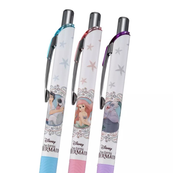 

Pentel EnerGel Disney Little Mermaid 35th Anniversary Ariel Prince Eric Ursula Exclusive Limited