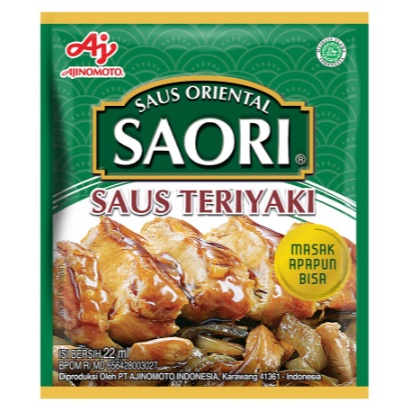 

HJE SAORI TIRAM/TERIYAKI/LADA HITAM SACHET