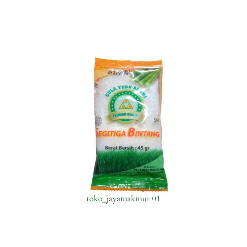 

HJE 10 Sachet 1 renceng Gula Pasir Gula tebu Sachet netto 45gr