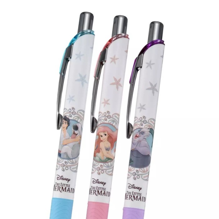

Pentel EnerGel Disney Little Mermaid 35th Anniversary Ariel Prince Eric Ursula Exclusive Limited
