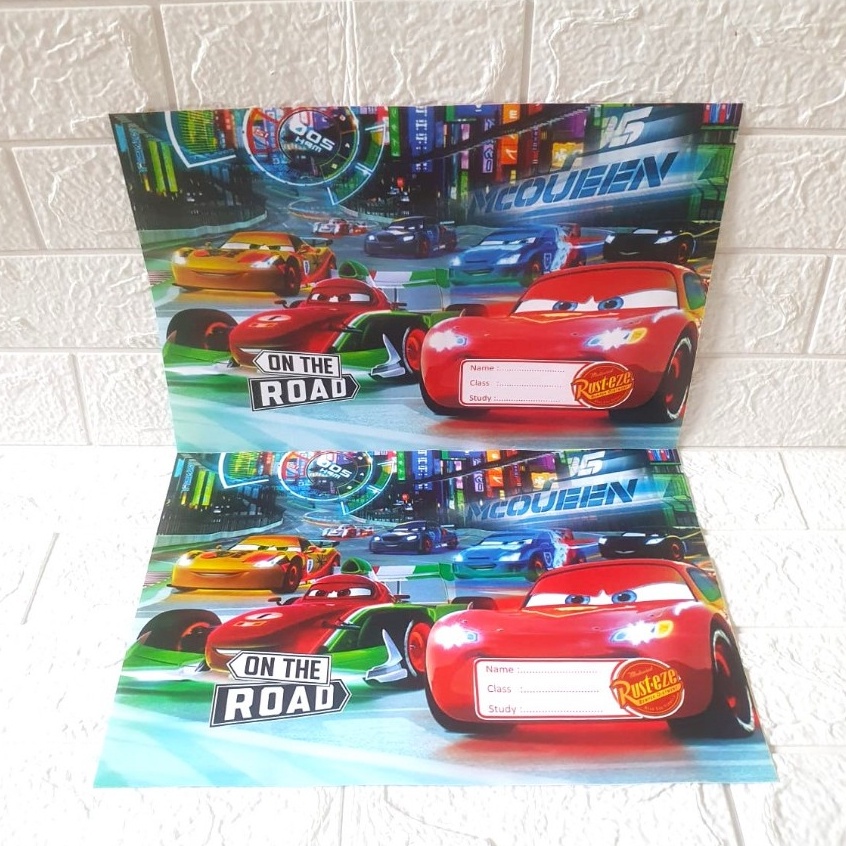 

Discount (Isi 20 Lembar) Sampul Buku Karakter Cars Tebal / Ukuran Kwarto