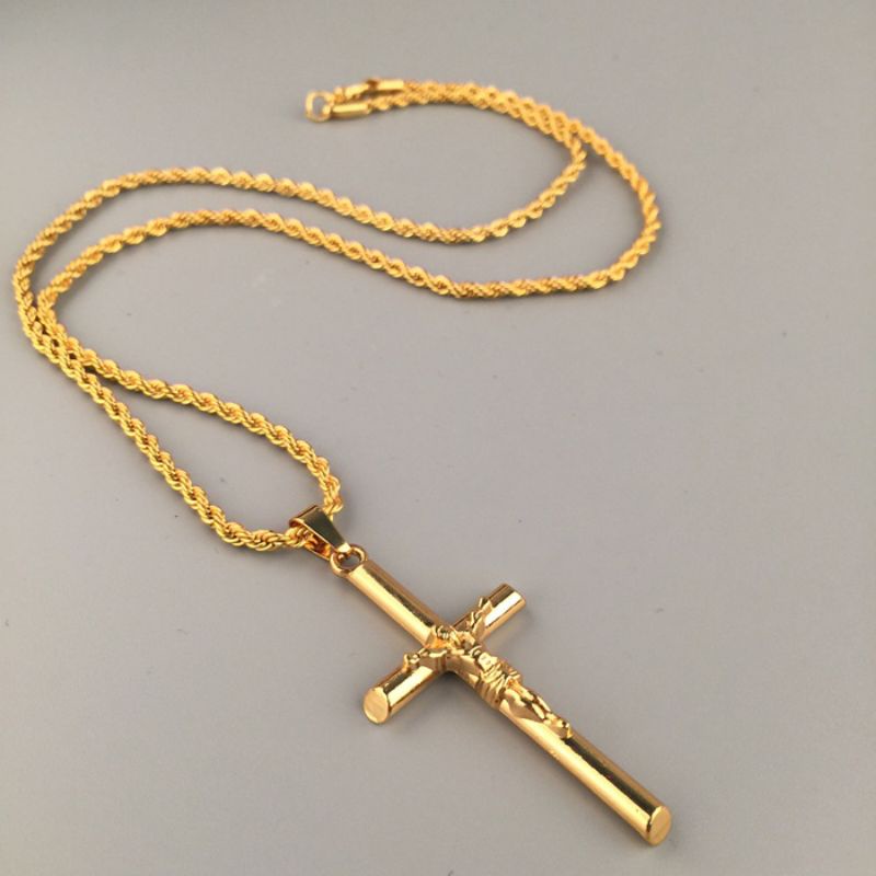 KALUNG TITANIUM GOLD RANTAI TAMBANG BANDUL SALIP