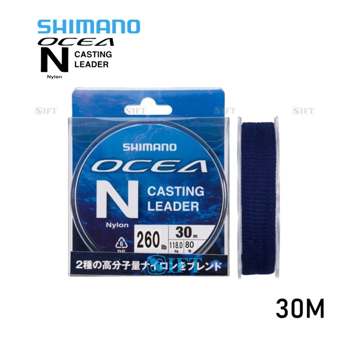 Paling Baik Senar Shimano Ocea Nylon Casting Leader 30M Clear Made In Japan Ift