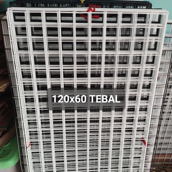 JAYAmart- Ram Kawat Tebal 60x120 cm Rak Display Aksesoris Hp Ram Konter Hp