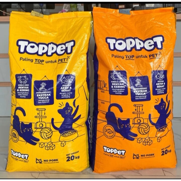 

Makanan Kucing Toped Adult Kemasan 800gr