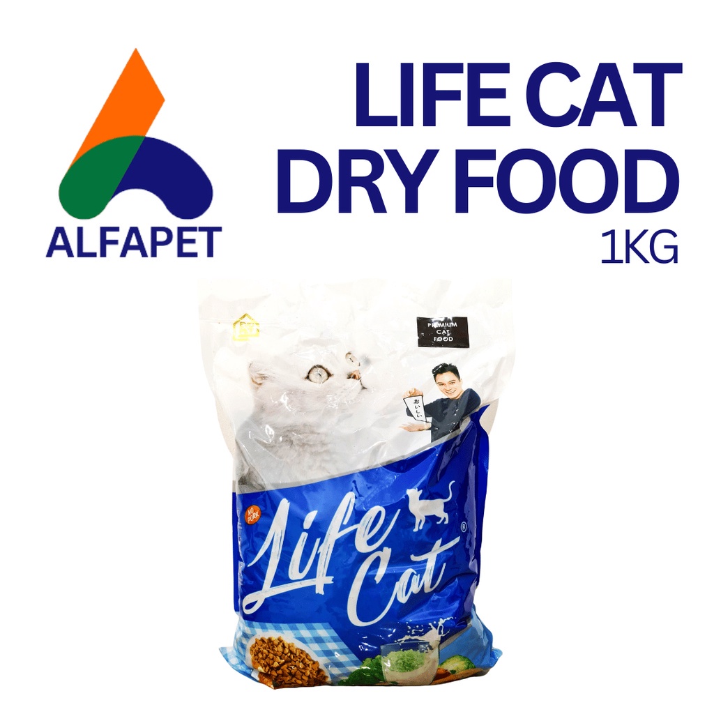

Dry food Life cat 1kg makanan kering kucing