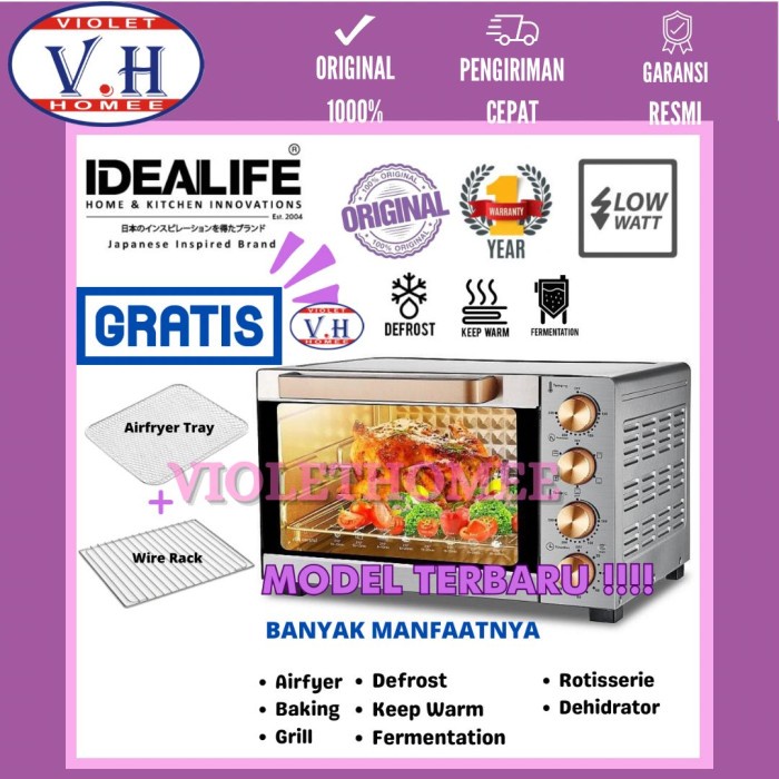 Idealife IL335 Oven Listrik 35 Liter IL 335 / 35L
