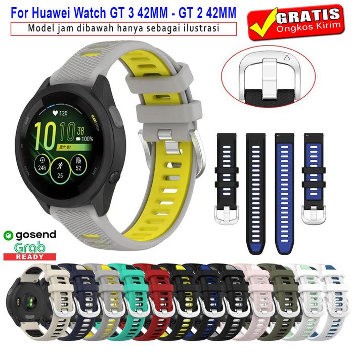Tali Jam For Huawei Watch Gt 3 42Mm - Huawei Watch Gt 2 42Mm - Huawei Watch 2 Strap Model Run Two