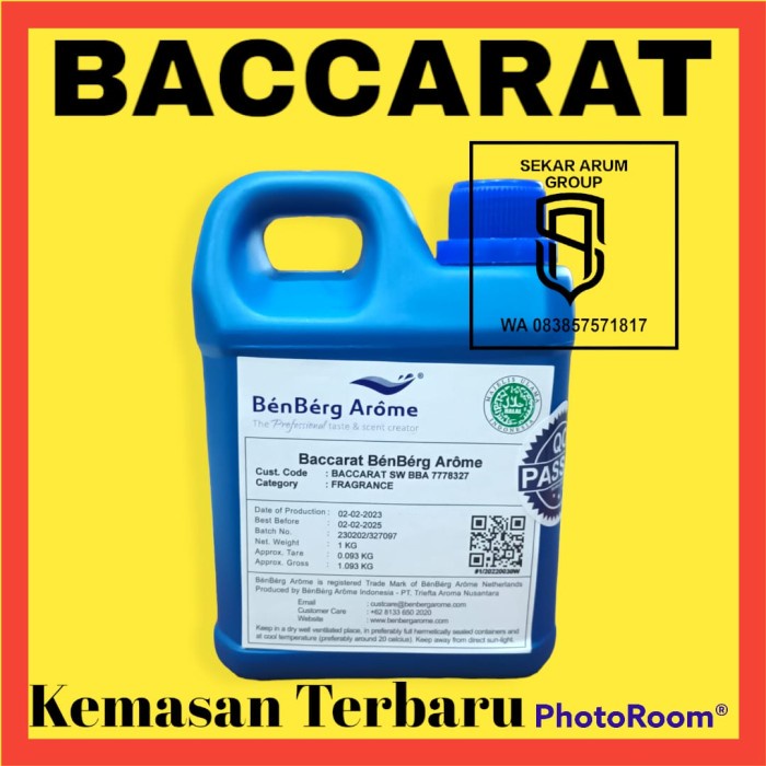 Bibit Parfum Laundry Baccarat Benberg Arome Bacarat