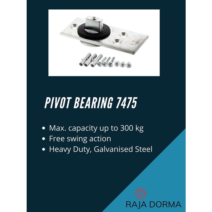 Pivot Bearing Dorma 7475AX 300 dormakaba Pivot Bearing 7475 AX 300 kg