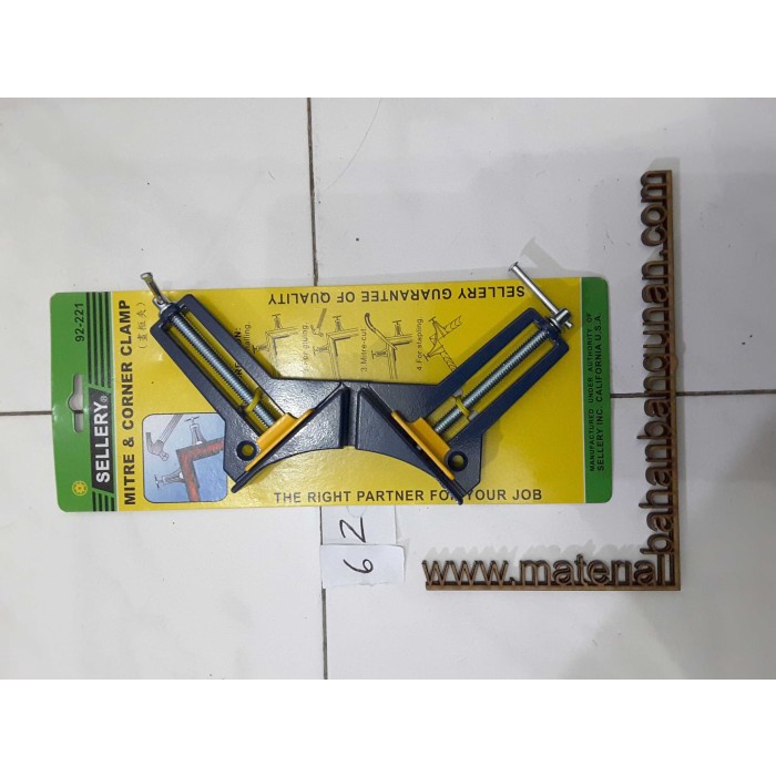 klem siku corner clamp penjepit siku klem 75 mm