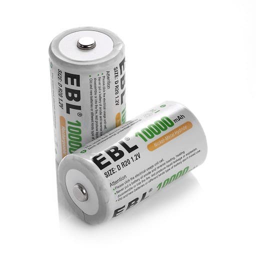 Ready Jt Ebl Battery Type D High Capacity 10000 Mah Rechargeable Baterai Batre