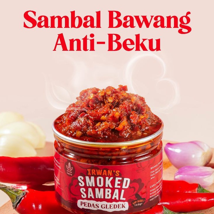 

HJE Sambal Pedas Gledek - Irwan's Smoked Sambal (Homemade Sambal Bawang, Sambal Asap, Sambal Arang)