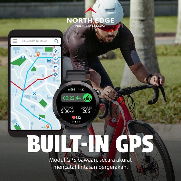 Jam Tangan Gps North Edge X-Trek 2 Dengan Fitur Smart Best Seller