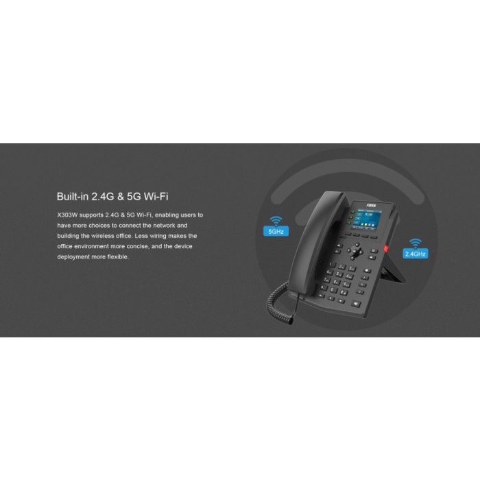 Fanvil X303W (Wifi&PoE) Include Adaptor