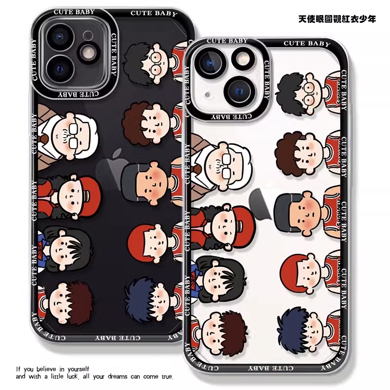 Couple Soft Terbaru Potret Keluarga Case Iphone 17 Pro Max 17 Air 16E 15 Pro Max 11 13 Pro Max Iphon