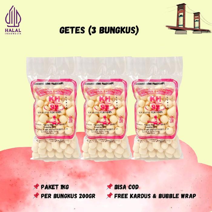 

Paket Kemplang Getes isi 3 bungkus @200g