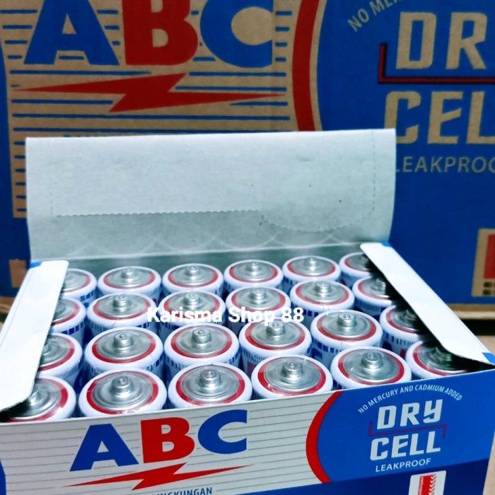 YiY- Batre ABC biru tanggung isi 24 pcs/ baterai / battery / batu abc